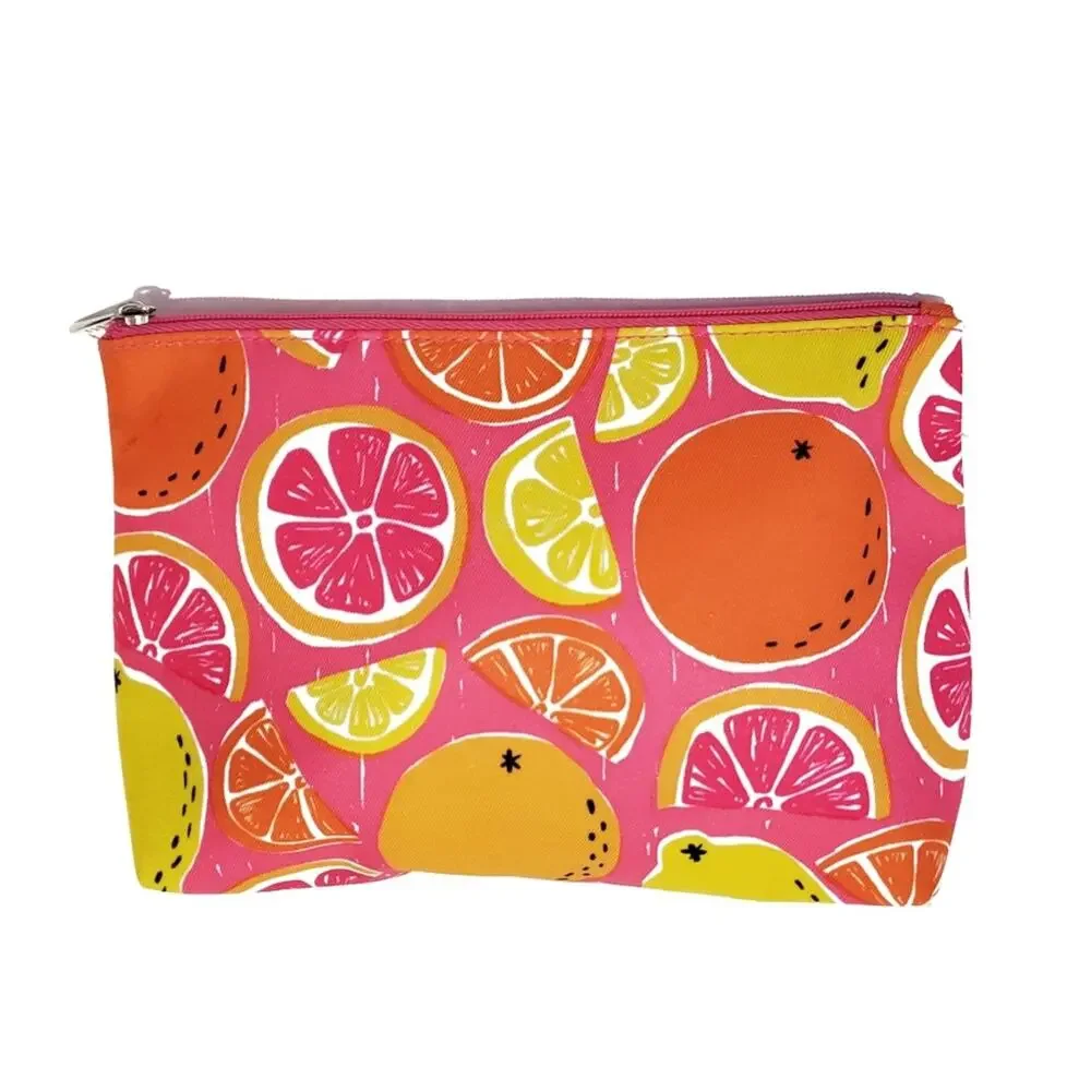 Clinique | Bright and Cherry Citrus Makeup Bag